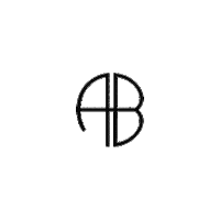 ANINEBING anine bing anine bing logo anine bing monogram Sticker