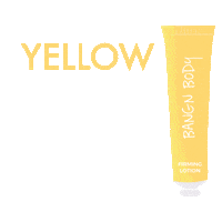 BangnBody yellow bangn bangnbody tubeofgoodness Sticker