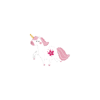 Vyrobeniny illustration unicorn ilustrace jednorozec Sticker