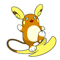 Gen 7 Alolan Raichu Sticker by Pokémon