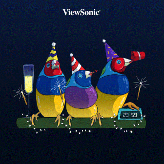Happy New Year GIF by ViewSonic