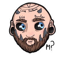 Tattoo Satan Sticker