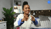 Yara Shahidi Finger Guns GIF by BuzzFeed