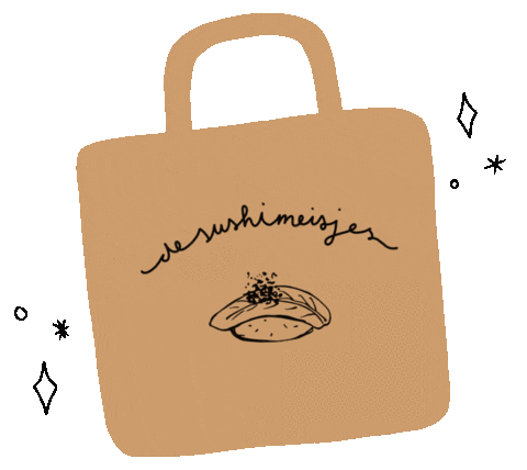 Sushi Takeaway Sticker by DeSushimeisjes