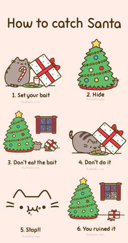 cat christmas GIF by Cheezburger