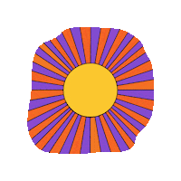 Illustration Sun Sticker