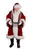 Christmas Santa Sticker by Macy's