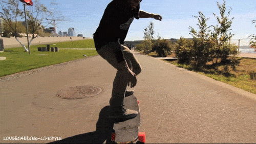 skateboarding longboarding GIF