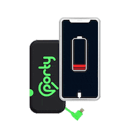 portytech enerji powerbank porty porty şarj Sticker