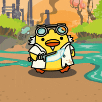 digitalducks stabby quacks digital ducks duck with knife GIF