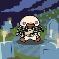 digitalducks stabby quacks digital ducks duck with knife GIF
