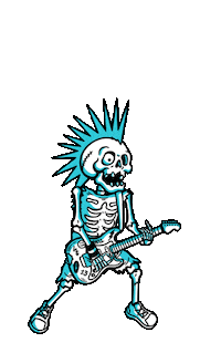 Guitar Metal Sticker by Wytchlab