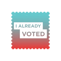 Voting Voter Registration Sticker by nokidhungry