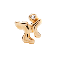 Yellow Gold Sticker by Maria Black Jewellery
