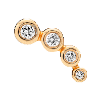 Yellow Gold Sticker by Maria Black Jewellery