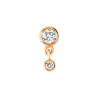 Yellow Gold Sticker by Maria Black Jewellery