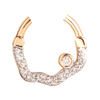 Yellow Gold Sticker by Maria Black Jewellery