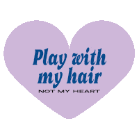 impulsecollective love heart hair salon Sticker
