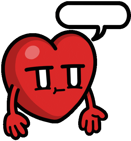 Heart 傻眼 Sticker by kurrrtwu