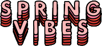 Spring Vibes Sticker by Poppy Deyes