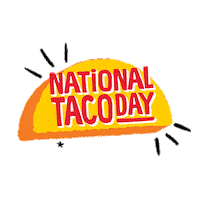 National Taco Day Sticker by Fuzzy's Taco Shop