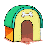 Morning Puppy Sticker by UpStudiosWorld