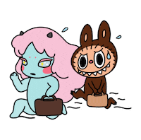 work run Sticker by Okokume