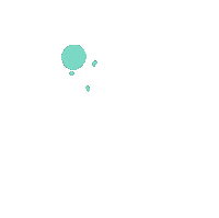 inkiawa new green post ball Sticker