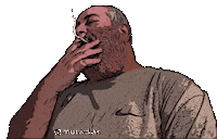 Smoke Cigar Sticker