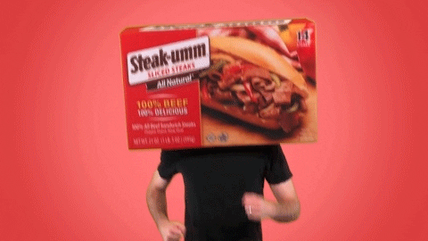 on the way running GIF by Steak-umm