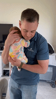 Paw-sitively Clingy Dog Competes for Owner's Affections With Newborn Baby