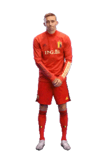 ingbelgium football goal red ready Sticker