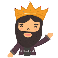 Christmas Santa Sticker by THINKINIT