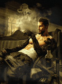 Deus Ex Smoking GIF
