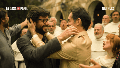 Happy La Casa De Papel GIF by NETFLIX