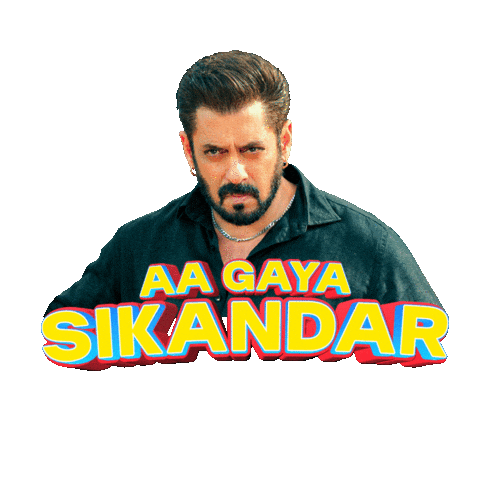 Salman Khan Sikandar Sticker by Nadiadwala Grandson