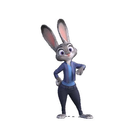 Judy Hopps Hello Sticker by Walt Disney Animation Studios