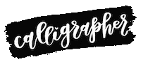 Hand Lettering Sticker by sipandscript