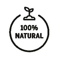 pureandcare natural 100 100 natural pura and care Sticker