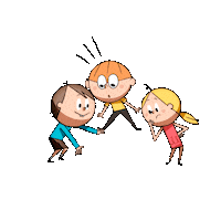 Happy Family Sticker by TheGlowAnimation