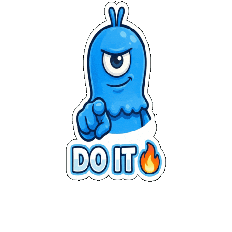 You Got This Lets Go Sticker by Momo & Tulus