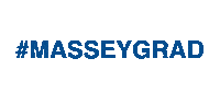 MasseyUni massey university massey uni massey grad Sticker