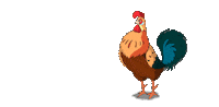 Animation Chicken Sticker by Connery Film