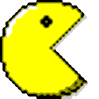 Pac Man 80S Sticker