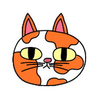 cat kitty Sticker by Marcela Illustrates