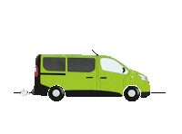 RinaRayt travel car go bus Sticker