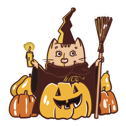 Trick Or Treat Party Sticker