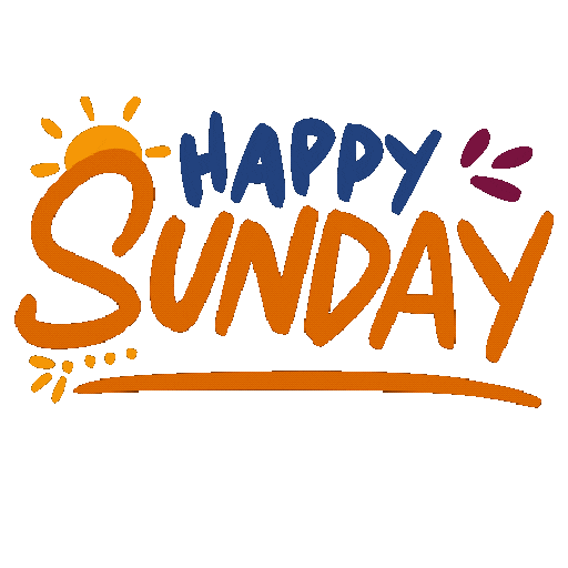 Happy Sunday Sticker