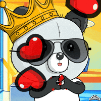 I Love You Hearts GIF by PandaPals