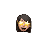 Star Eyes Sticker by Pladisa